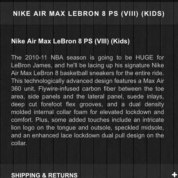 Nike Air Max Lebron PS (VIII) basketball sneakers white red - Picture 8 of 8